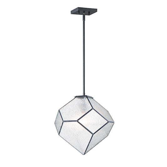 1 Light Mini Pendant, Black