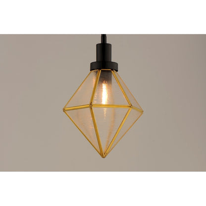 1 Light Mini Pendant, Black