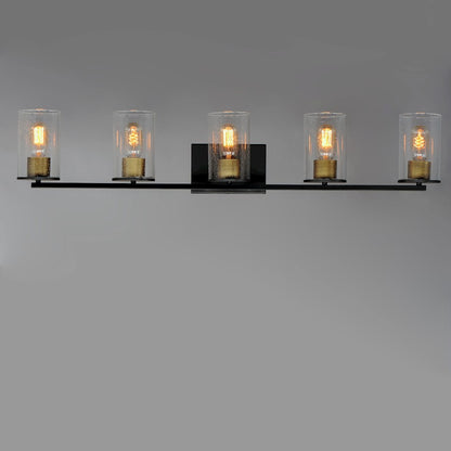 5 Light Bathroom Vanity Light, Brass