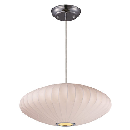 Maxim Cocoon 1-Light Chandelier, Polished Chrome