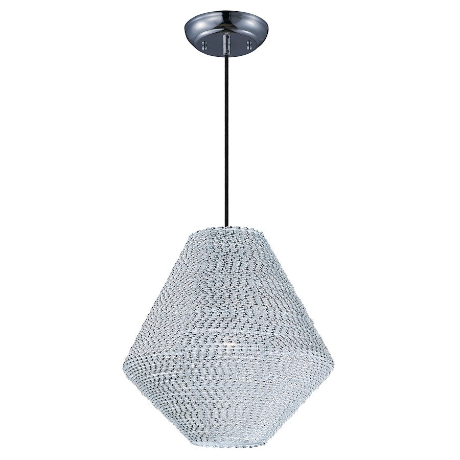 Maxim Twisp 1-Light Pendant, Polished Chrome