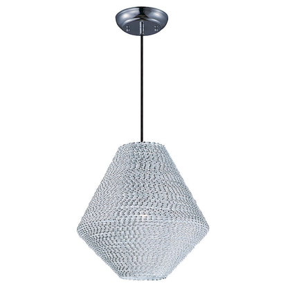 Maxim Twisp 1-Light Pendant, Polished Chrome