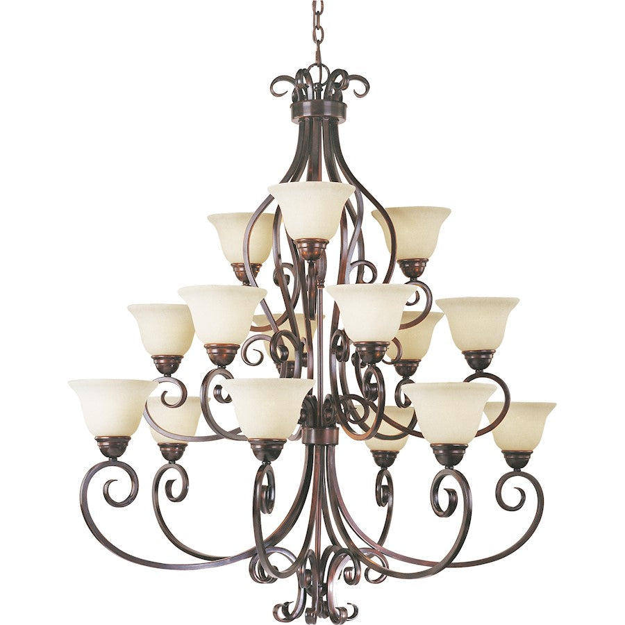 Maxim Manor 15-Light Chandelier Oil Rubbed Bronze