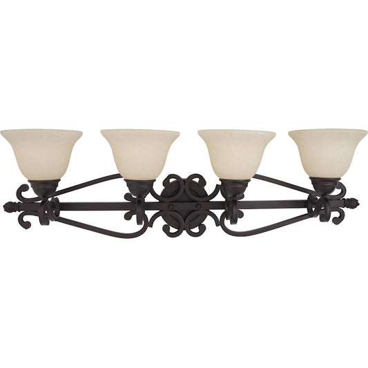 Maxim Manor 4-Light Bath Vanity Oil Rubbed Bronze