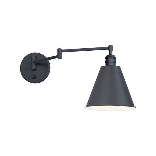 1 Light Horizontal Swing Arm