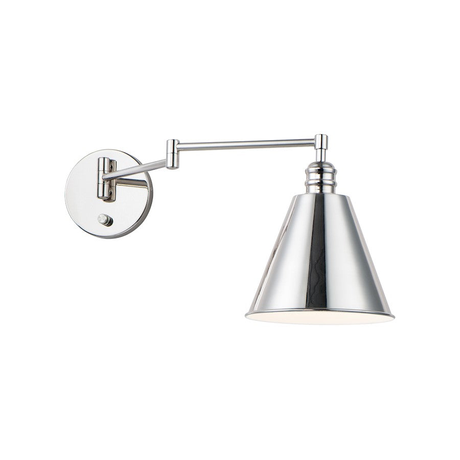 1 Light Horizontal Swing Arm