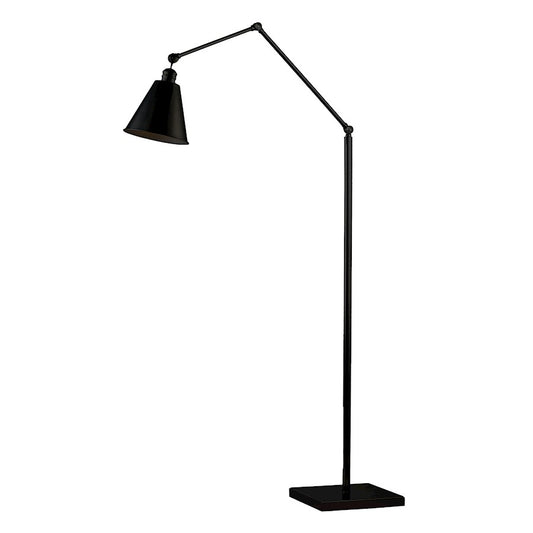 Maxim Lighting Library 1 Light Floor Lamp, Black