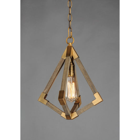 Pendant, Weathered Oak