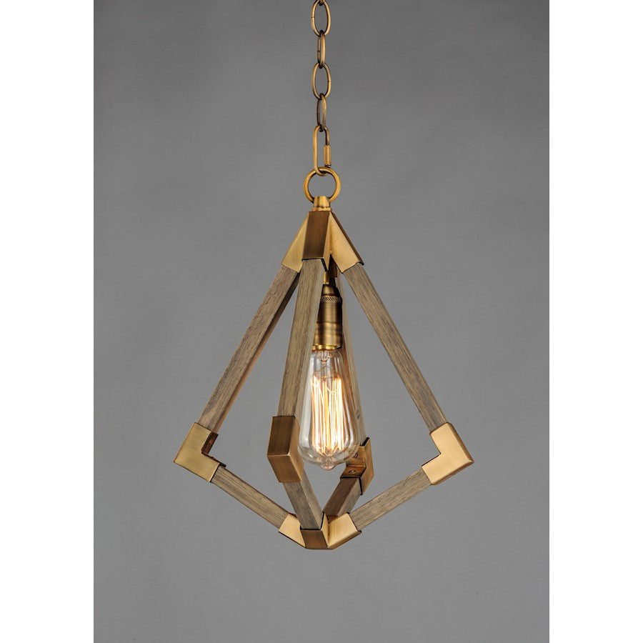 Pendant, Weathered Oak