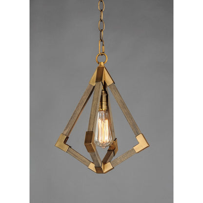 Pendant, Weathered Oak