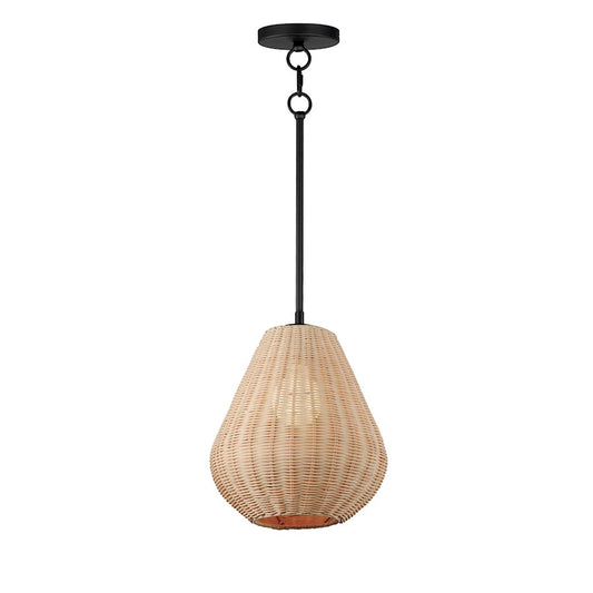 1 Light Pendant, Black