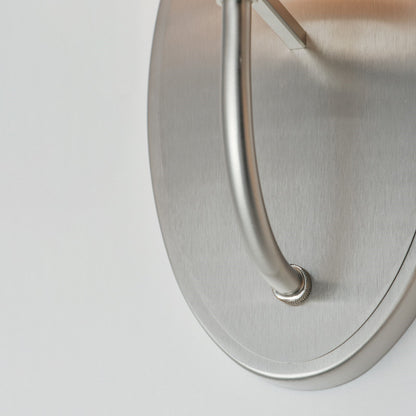 Maxim Lighting Durham 1 Light 13.25" Wall Sconce, Satin Nickel/White