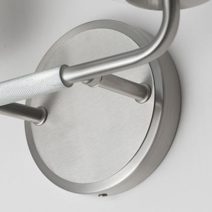 Maxim Lighting Durham 2 Light 9.25" Wall Sconce, Satin Nickel/White