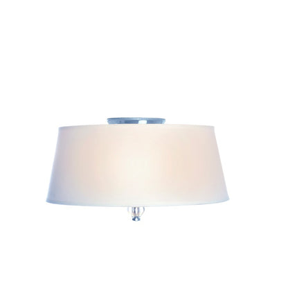 Maxim Lighting Rondo 3-Light Flush Mount, Polished Nickel