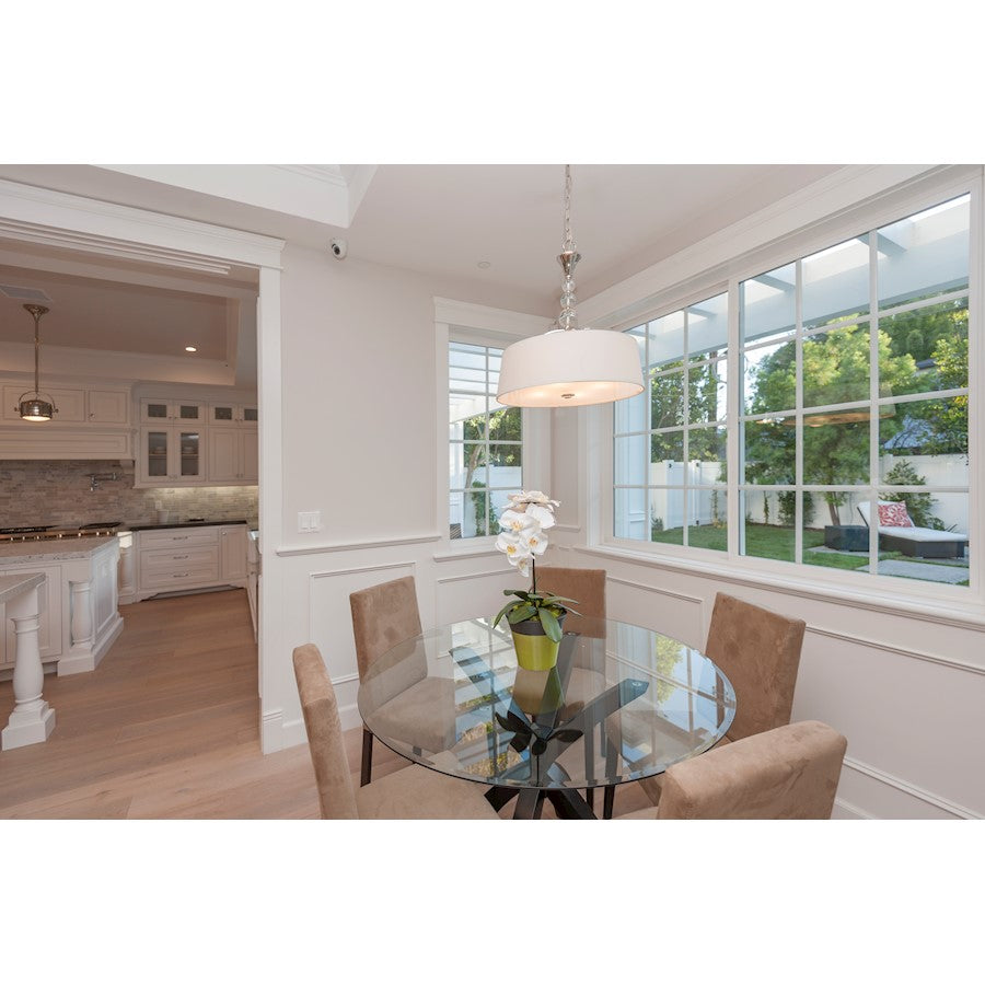 Maxim Rondo 4 Light Entry Foyer Pendant, Polished Nickel