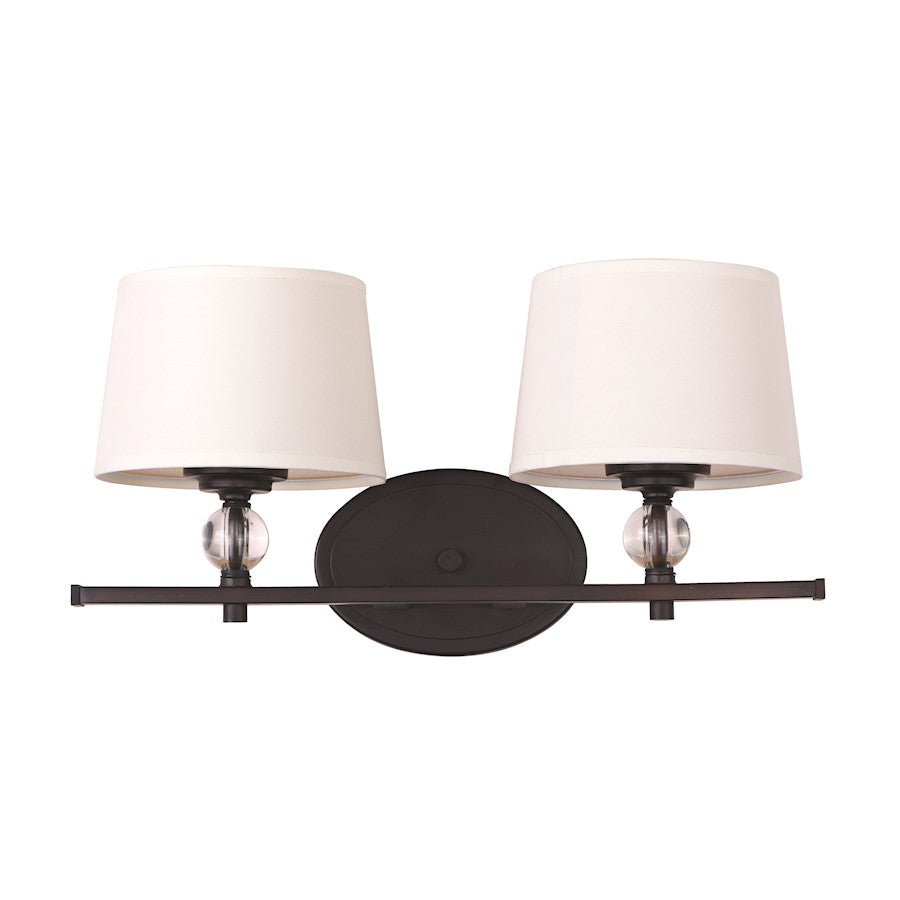 Maxim Lighting Rondo Bath Vanity, Oil Rubbed Bronze