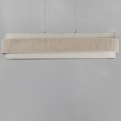 Maxim Lighting Seacliff 5 Light Linear Pendant, Natural Aged Brass
