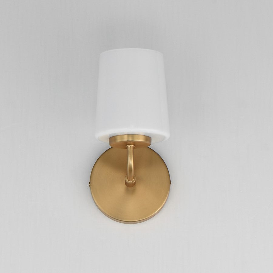 Maxim Lighting Durham 1 Light Wall Sconce, Natural Aged Brass