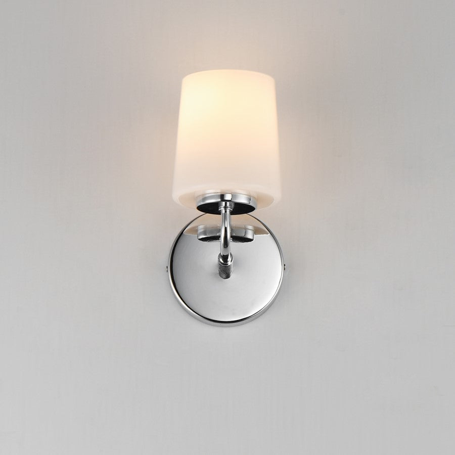 Maxim Lighting Durham 1 Light Wall Sconce, Polished Chrome