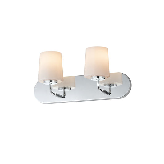 Maxim Lighting Durham 2 Light Bath Vanity, Polished Chrome