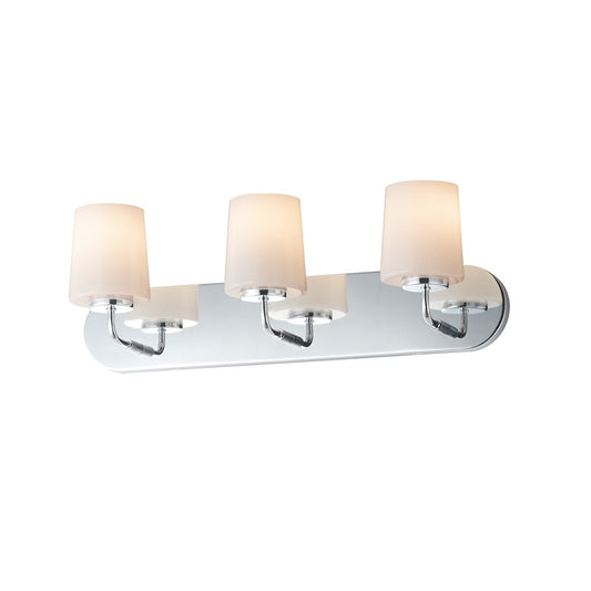 Maxim Lighting Durham 3 Light Bath Vanity, Polished Chrome