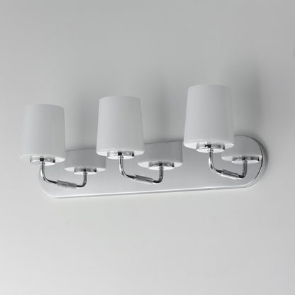 Maxim Lighting Durham 3 Light Bath Vanity, Polished Chrome