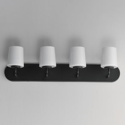 Maxim Lighting Durham 4 Light Bath Vanity, Black