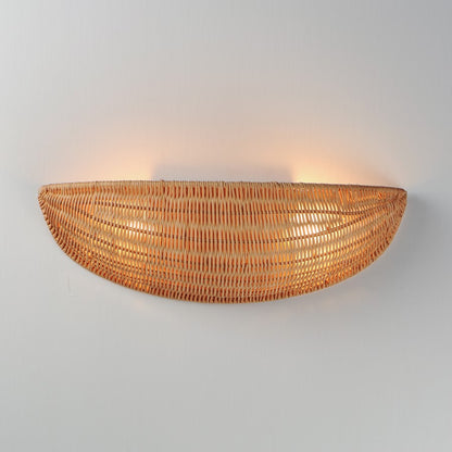 Maxim Lighting Bower 2 Light 5.5" Wall Sconce, Natural Aged Brass