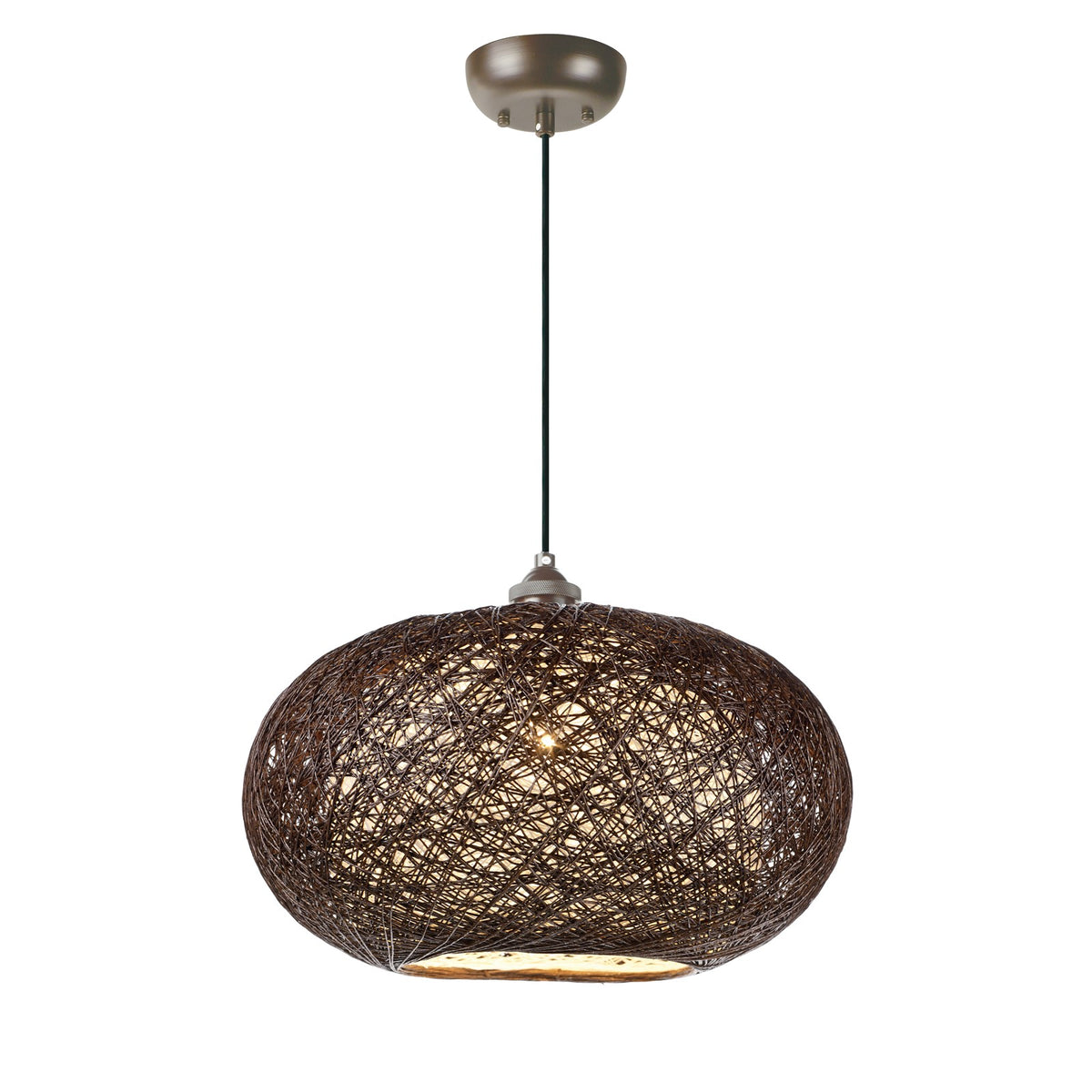 Maxim Bali 1-Light Chandelier, Twine