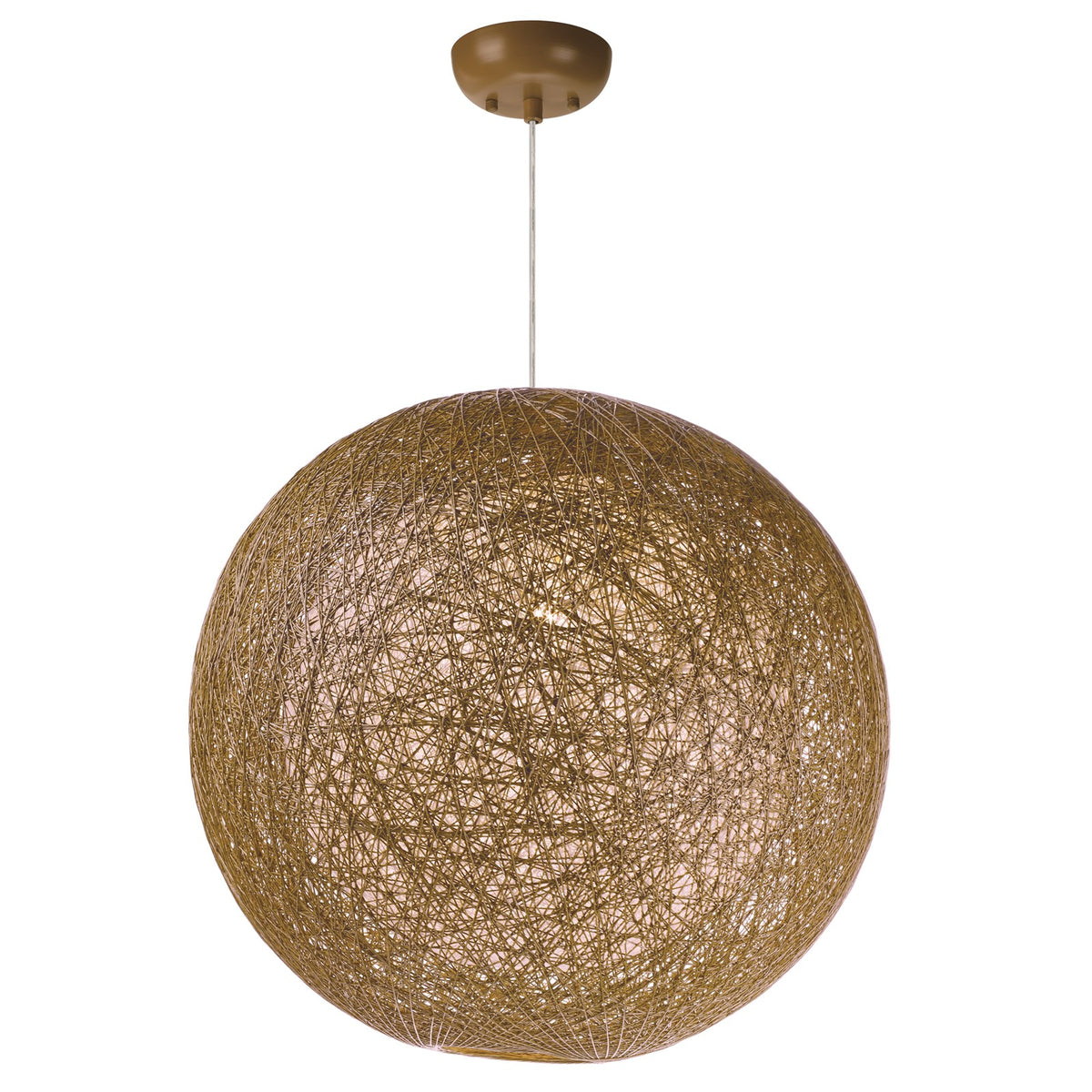 Maxim Bali 1-Light Chandelier, Twine