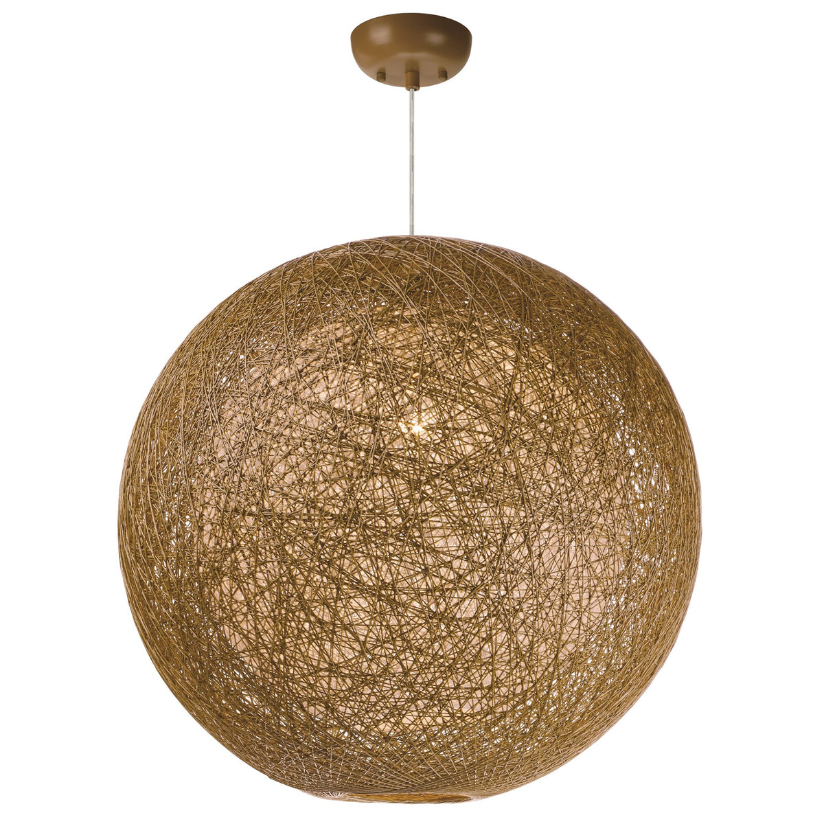 Maxim Bali 1-Light Chandelier, Twine
