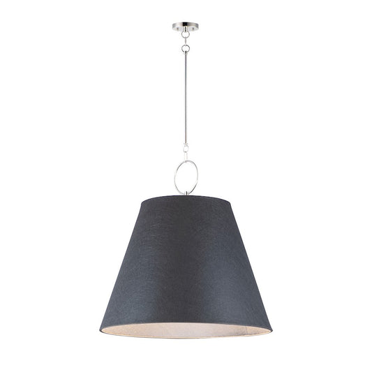 Maxim Lighting Acoustic 1-Light 30" Pendant in Polished Nickel