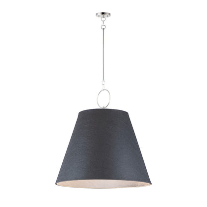 Maxim Lighting Acoustic 1-Light 30" Pendant in Polished Nickel