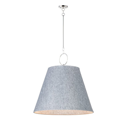 Maxim Lighting Acoustic 1-Light 30" Pendant in Satin Nickel