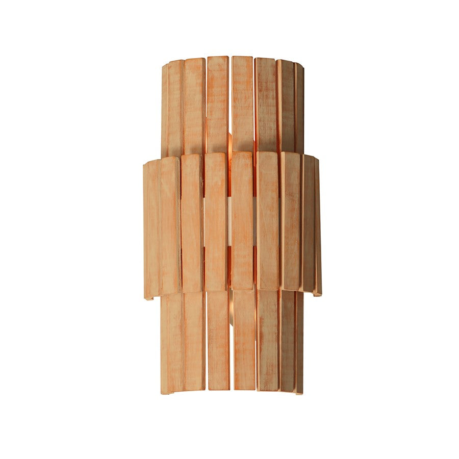 Maxim Lighting Satori 2Lt 13.5" Wall Sconce, Natural Aged Brass - 14450NANAB
