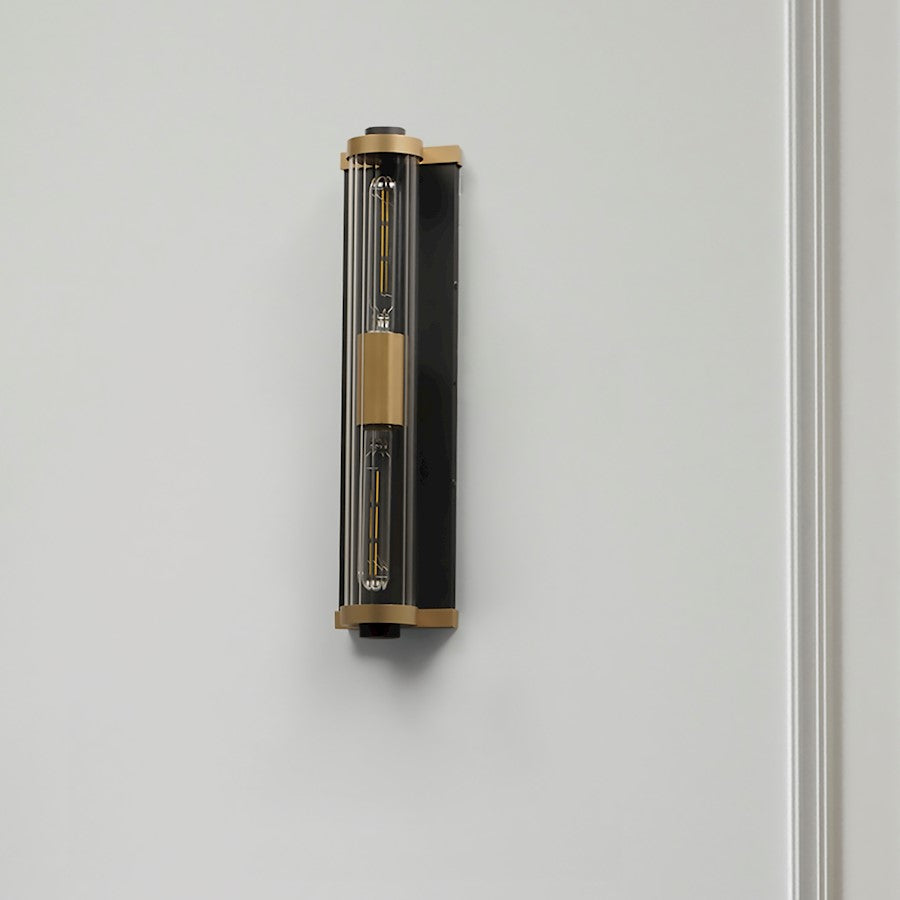 2 Light 20" Outdoor Wall Sconce