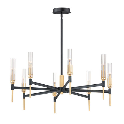 Flambeau Chandelier, Black