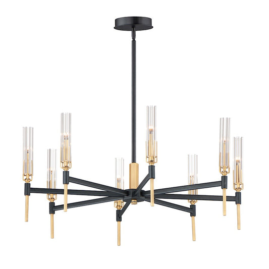 Flambeau Chandelier, Black