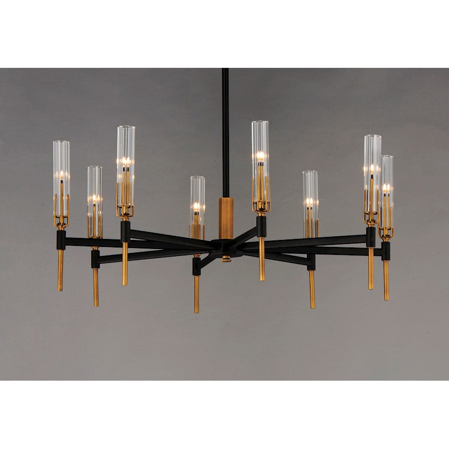 Flambeau Chandelier, Black