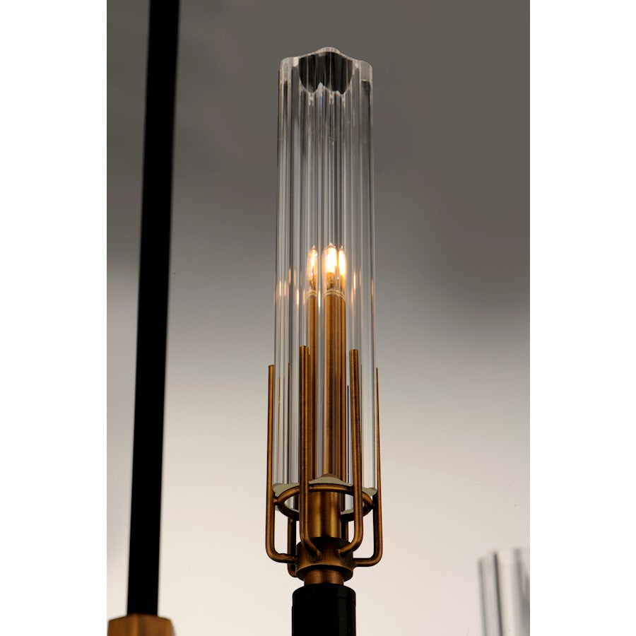 Flambeau Chandelier, Black