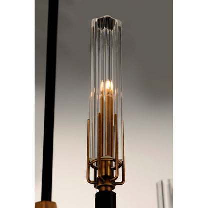 Flambeau Chandelier, Black