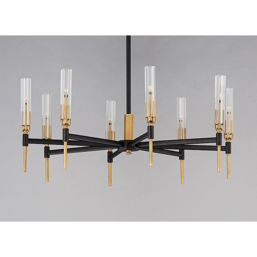 Flambeau Chandelier, Black