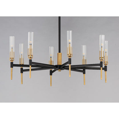 Flambeau Chandelier, Black
