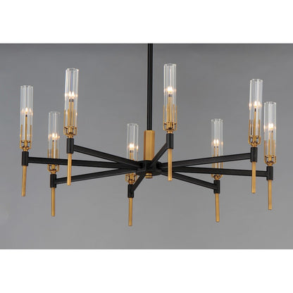 Flambeau Chandelier, Black