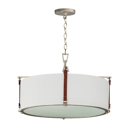 4 Light Pendant, Zinc