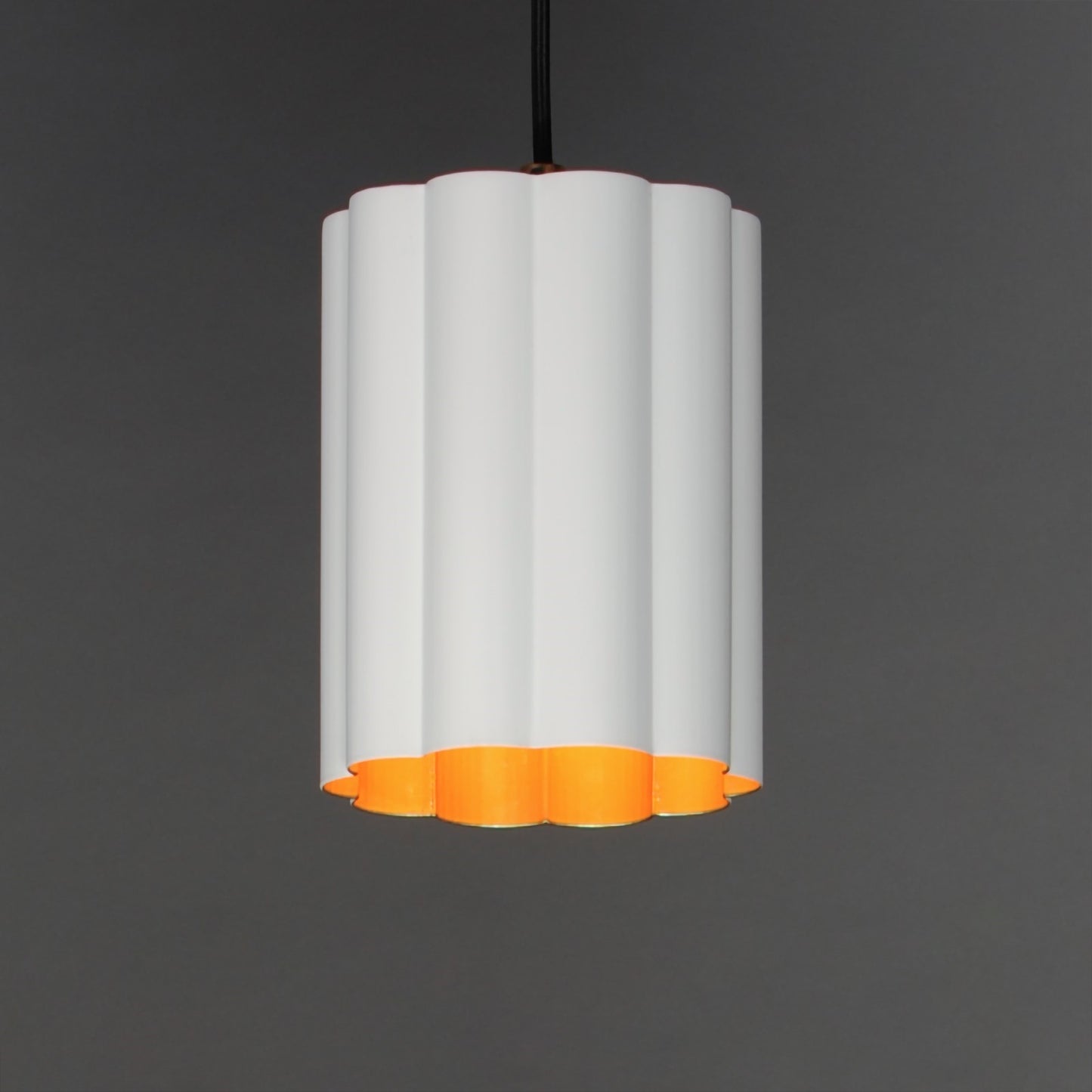 Maxim Lighting Primrose 1Lt 8.75" Single Pendant, White/Gold Leaf