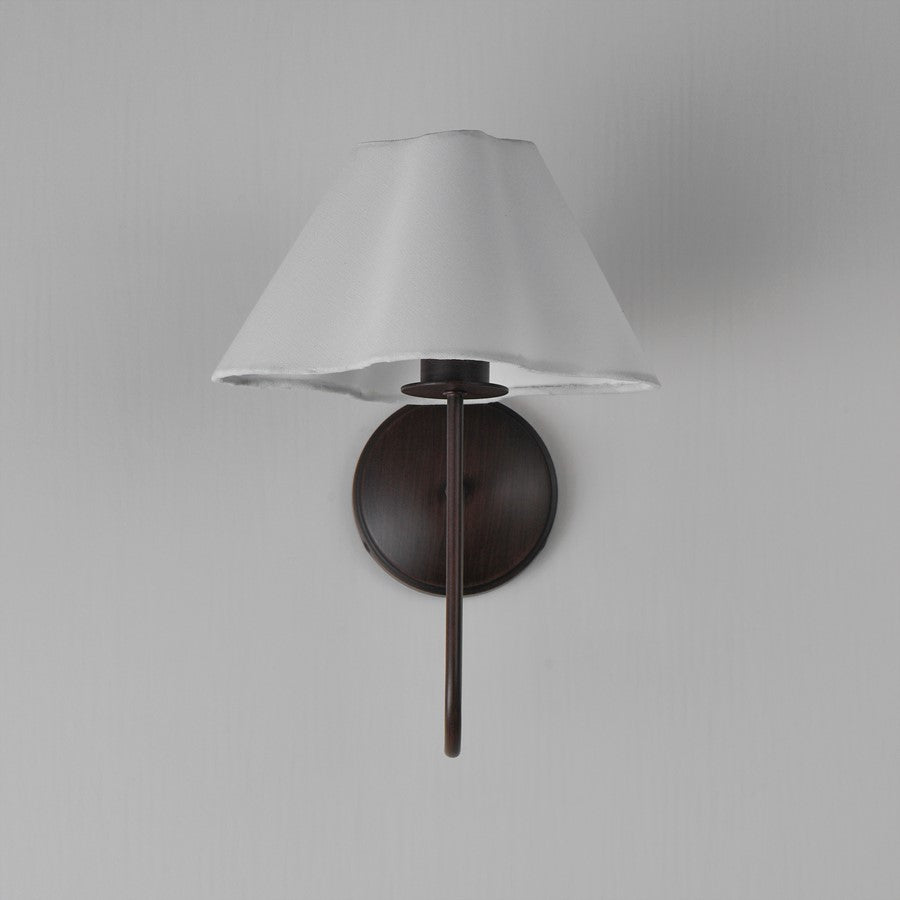 Maxim Lighting Saxon 1 Light 14.5" Wall Sconce, Oil Rubbed Bronze