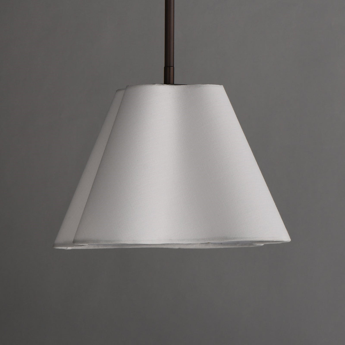 Maxim Lighting Saxon 1Lt 9" Single Pendant, Oil Rubbed Bronze/White