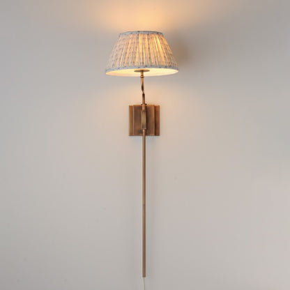 Maxim Lighting Dunbridge 1Lt 39.25" Wall Sconce, Blue Wht/Brs