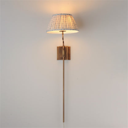Maxim Lighting Dunbridge 1Lt 39.25" Wall Sconce, Blue Wht/Brs